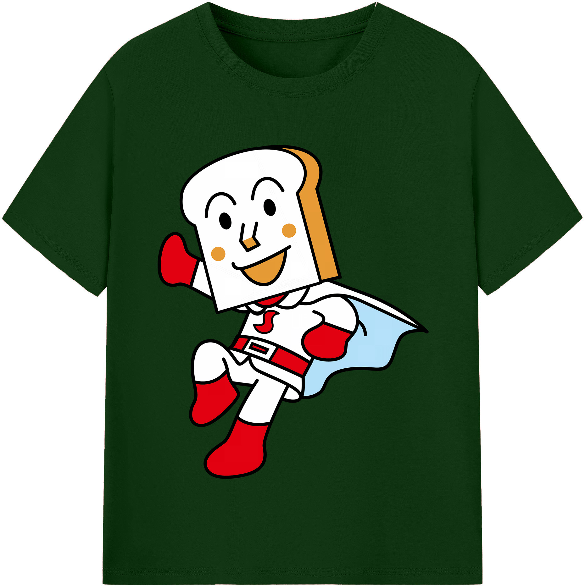 （画像用） アンパンマン Anpanman 綿100％半袖Tシャツ（フロントプリント）